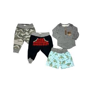 Miki Miette Boys Lot of 6 Assorted Clothing Pieces NB-3M